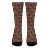 Aboriginal Indigenous Dot Pattern Print Crew Socks