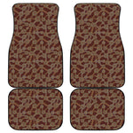 Aboriginal Indigenous Dot Pattern Print Front and Back Car Floor Mats