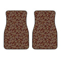 Aboriginal Indigenous Dot Pattern Print Front Car Floor Mats
