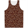 Aboriginal Indigenous Dot Pattern Print Men's Tank Top