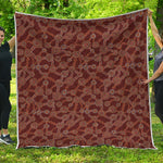 Aboriginal Indigenous Dot Pattern Print Quilt