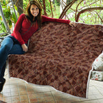 Aboriginal Indigenous Dot Pattern Print Quilt