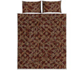 Aboriginal Indigenous Dot Pattern Print Quilt Bed Set