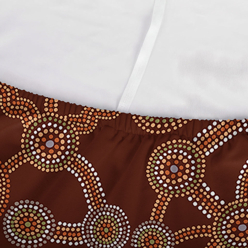 Aboriginal Indigenous Dot Pattern Print Sofa Cover