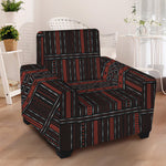 Aboriginal Indigenous Pattern Print Armchair Slipcover