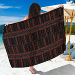 Aboriginal Indigenous Pattern Print Beach Sarong Wrap