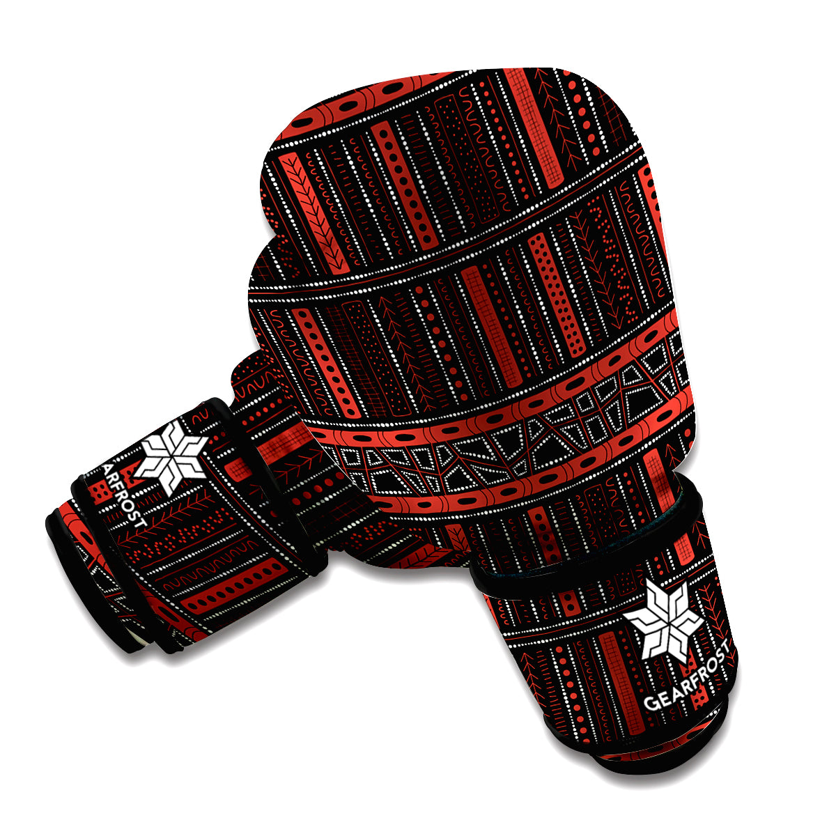 Ethnic Tribal Print Pattern Boxing Gloves