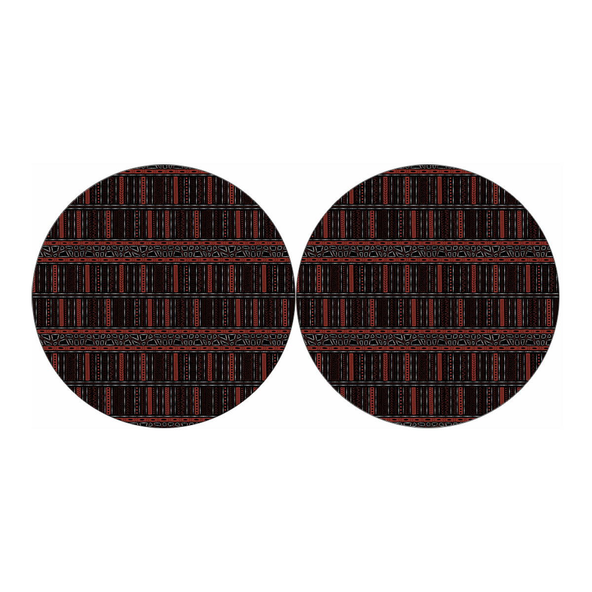 Aboriginal Indigenous Pattern Print Car Coasters