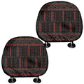 Aboriginal Indigenous Pattern Print Car Headrest Covers