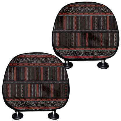 Aboriginal Indigenous Pattern Print Car Headrest Covers