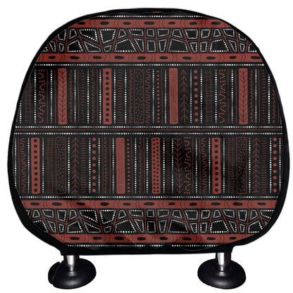 Aboriginal Indigenous Pattern Print Car Headrest Covers