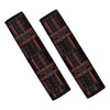 Aboriginal Indigenous Pattern Print Car Seat Belt Covers