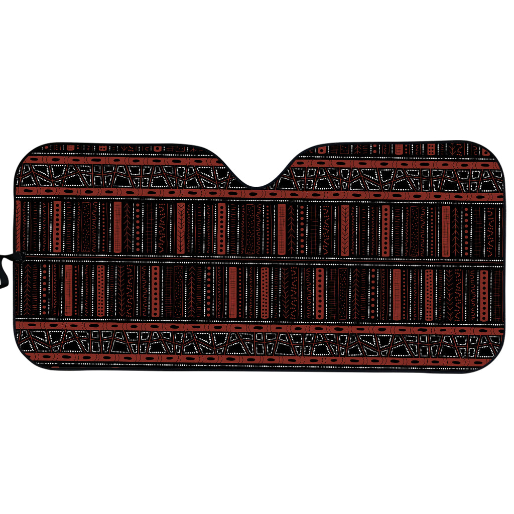 Aboriginal Indigenous Pattern Print Car Sun Shade