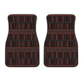 Aboriginal Indigenous Pattern Print Front Car Floor Mats