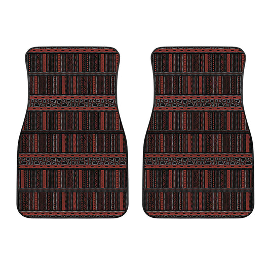 Aboriginal Indigenous Pattern Print Front Car Floor Mats