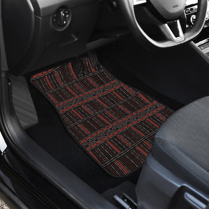 Aboriginal Indigenous Pattern Print Front Car Floor Mats