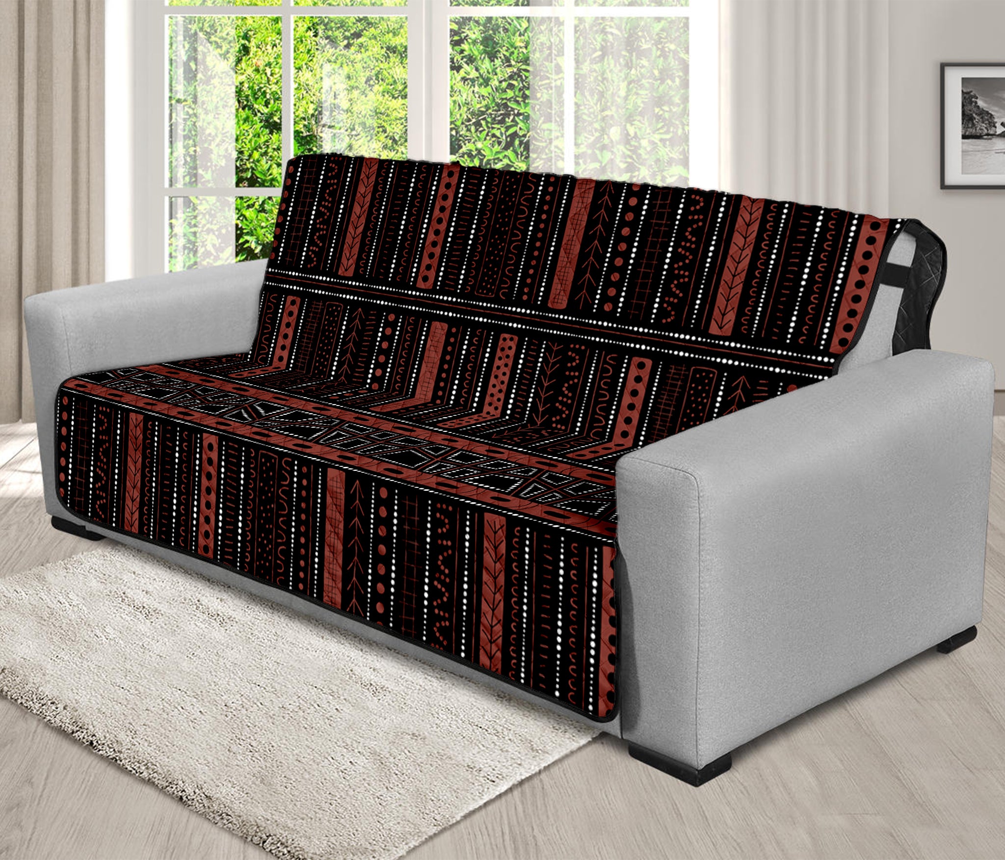 Aboriginal Indigenous Pattern Print Futon Protector