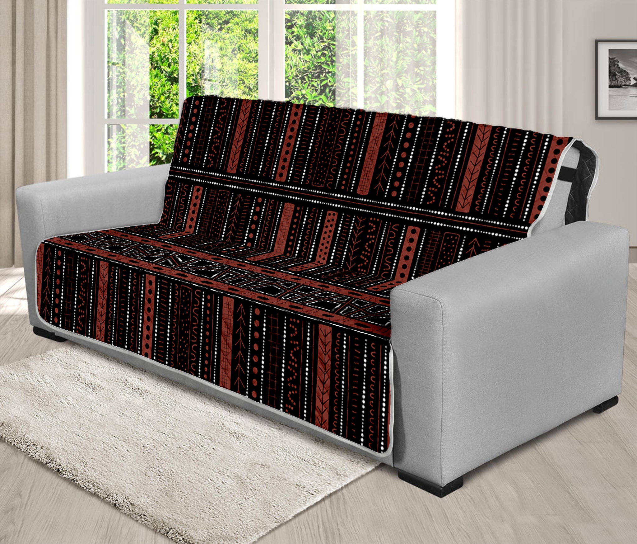 Aboriginal Indigenous Pattern Print Futon Protector