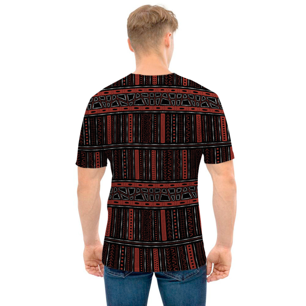 Aboriginal Indigenous Pattern Print Men's T-Shirt