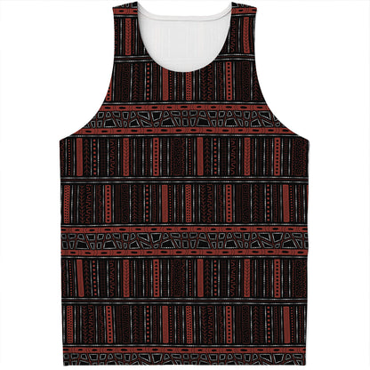 Aboriginal Indigenous Pattern Print Men's Tank Top