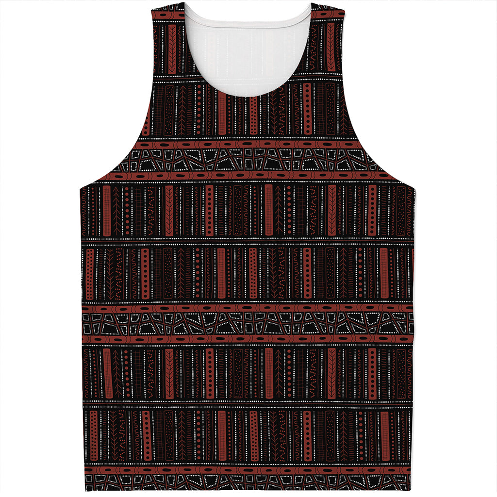 Aboriginal Indigenous Pattern Print Men's Tank Top