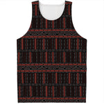 Aboriginal Indigenous Pattern Print Men's Tank Top