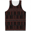 Aboriginal Indigenous Pattern Print Men's Tank Top