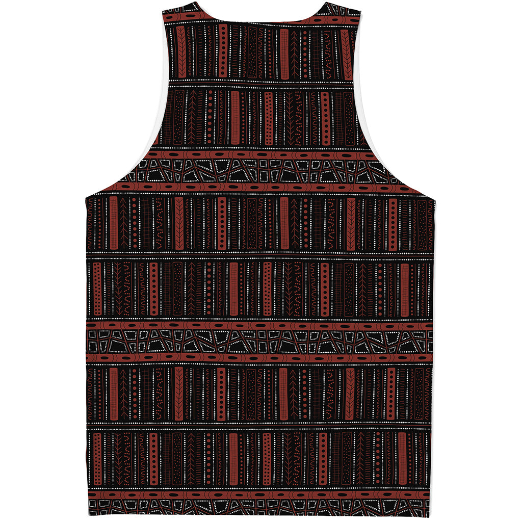 Aboriginal Indigenous Pattern Print Men's Tank Top