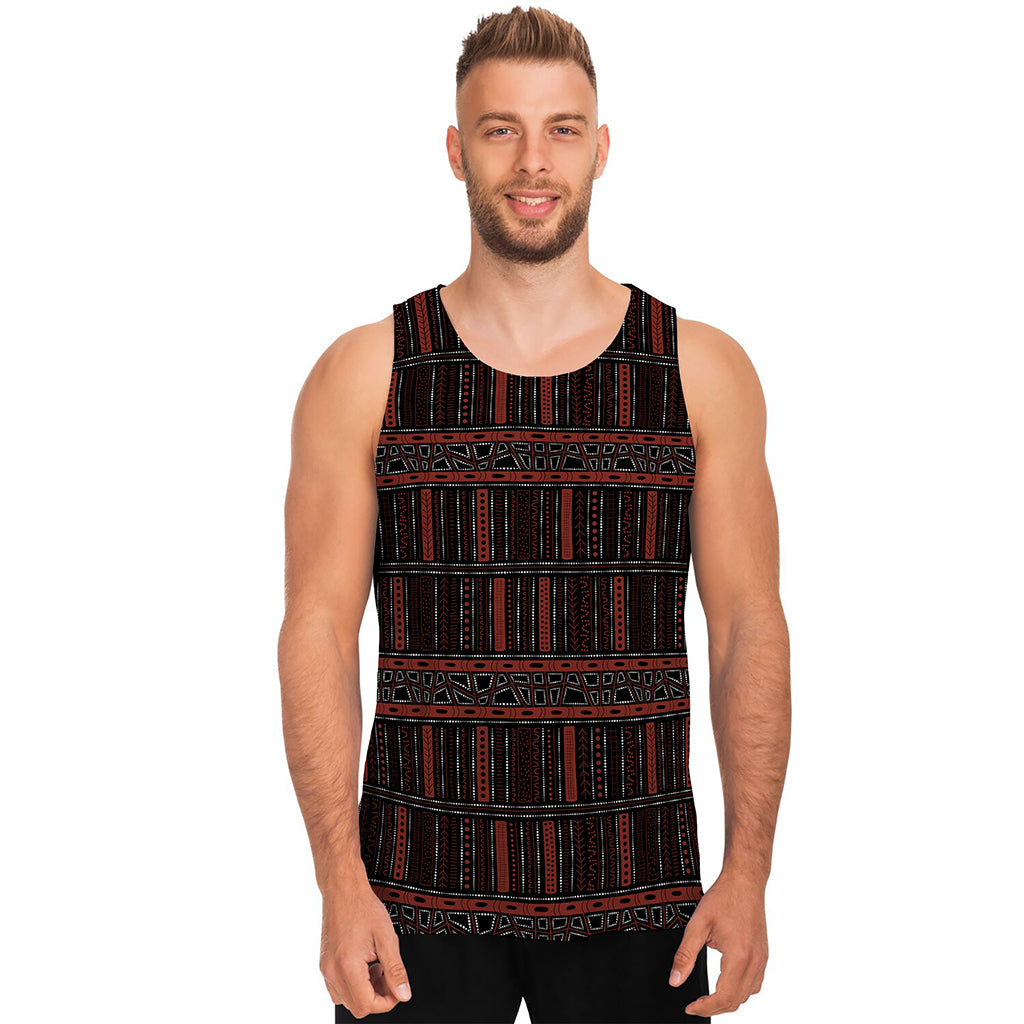 Aboriginal Indigenous Pattern Print Men's Tank Top