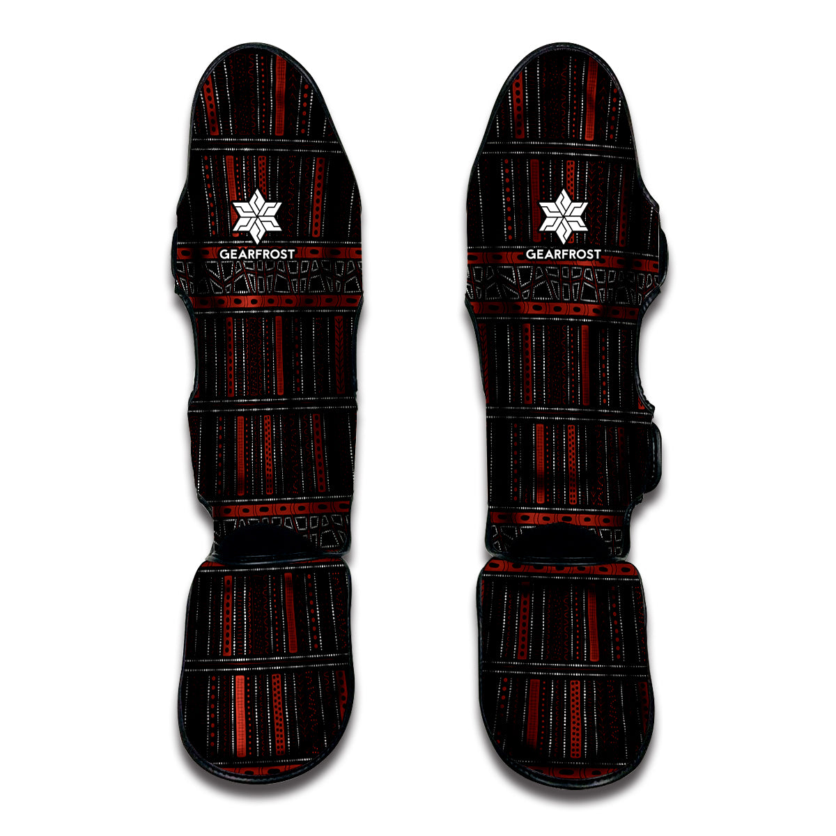 Aboriginal Indigenous Pattern Print Muay Thai Shin Guard