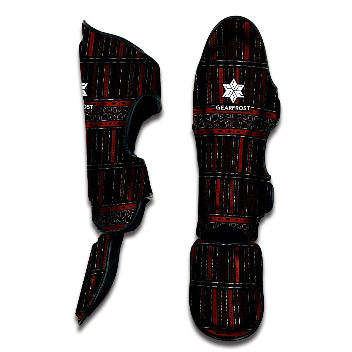 Aboriginal Indigenous Pattern Print Muay Thai Shin Guard