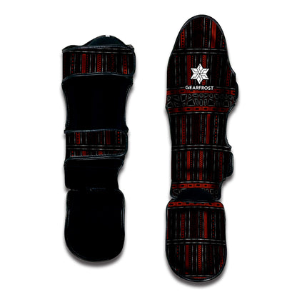 Aboriginal Indigenous Pattern Print Muay Thai Shin Guard