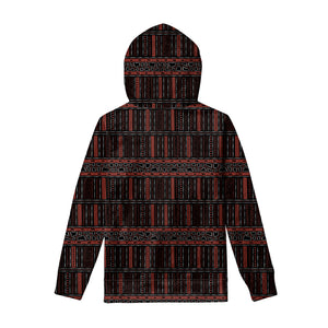 Aboriginal Indigenous Pattern Print Pullover Hoodie