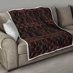 Aboriginal Indigenous Pattern Print Quilt