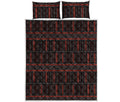 Aboriginal Indigenous Pattern Print Quilt Bed Set