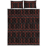 Aboriginal Indigenous Pattern Print Quilt Bed Set