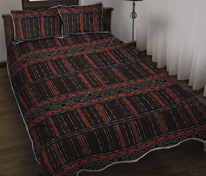 Aboriginal Indigenous Pattern Print Quilt Bed Set