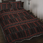 Aboriginal Indigenous Pattern Print Quilt Bed Set