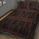 Aboriginal Indigenous Pattern Print Quilt Bed Set