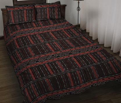 Aboriginal Indigenous Pattern Print Quilt Bed Set