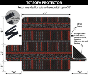 Aboriginal Indigenous Pattern Print Sofa Protector