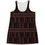 Aboriginal Indigenous Pattern Print Women's Racerback Tank Top