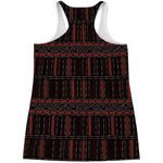 Aboriginal Indigenous Pattern Print Women's Racerback Tank Top