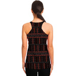 Aboriginal Indigenous Pattern Print Women's Racerback Tank Top
