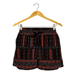 Aboriginal Indigenous Pattern Print Women's Shorts