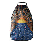 Aboriginal Indigenous Sunset Art Print Car Seat Organizers