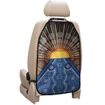 Aboriginal Indigenous Sunset Art Print Car Seat Organizers