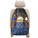 Aboriginal Indigenous Sunset Art Print Car Seat Organizers
