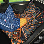 Aboriginal Indigenous Sunset Art Print Pet Car Back Seat Cover