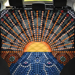 Aboriginal Indigenous Sunset Art Print Pet Car Back Seat Cover